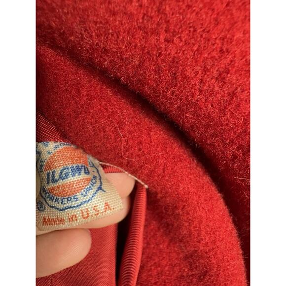 M.G. Kinsler Vintage The Great American Scarf Wool Coat Workers Union Old Money - Picture 5 of 10